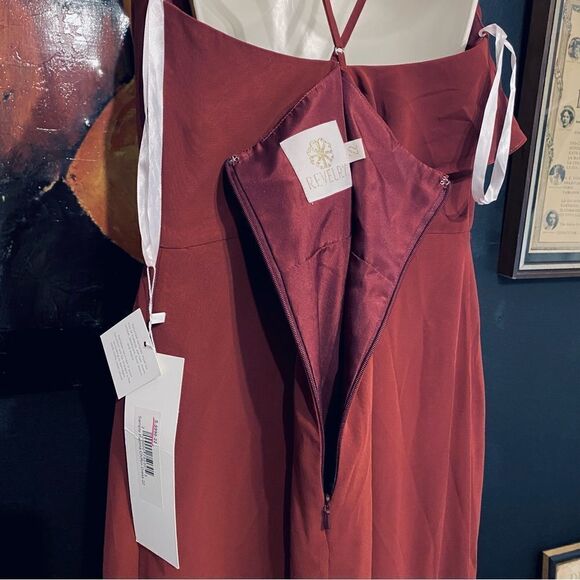 Revelry New Paloma Chiffon Maxi Dress Bridesmaid Wedding Party Formal Evening - Picture 6 of 16